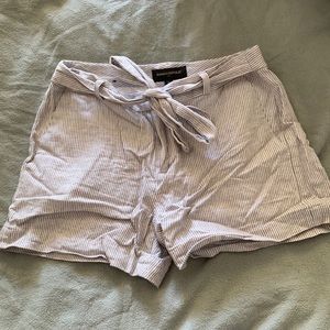 Banana Republic striped high waisted shorts